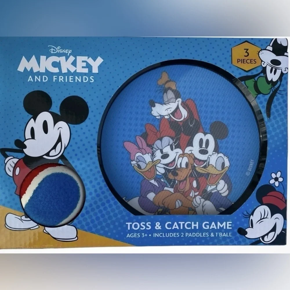 Disney Mickey and Friends Toss & Catch Game - Blue and Red